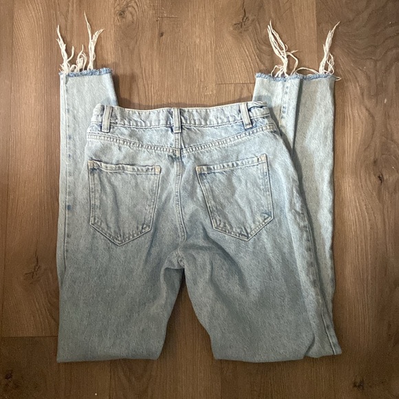 Light wash blue Garage Straight Denim Vintage jeans - Picture 2 of 4